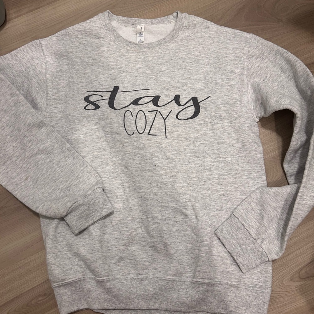 Gray Stay Cozy Men's Sweater